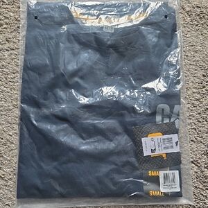 Caterpillar Dark Blue Short-Sleeve Logo Tee